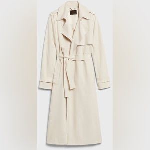 NWT Banana Republic Soft Trench Coat Size XL